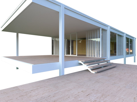 Farnsworth House 3D Model