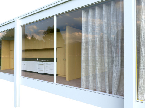 Farnsworth House 3D Model