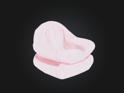 Soft chair 3D Model