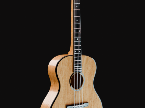 Guitar 3D Model