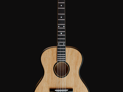 Guitar 3D मॉडल
