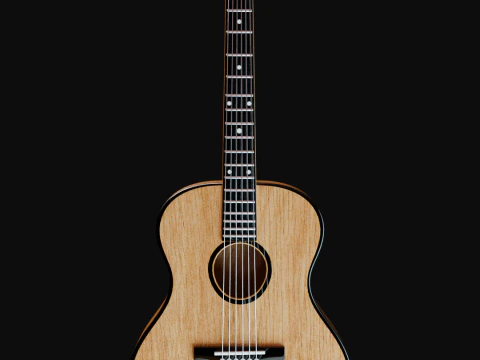 Guitar 3D Model