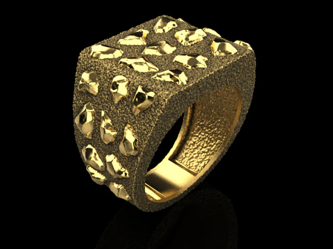 ナゲットリング モデル1036 3Dプリントモデル