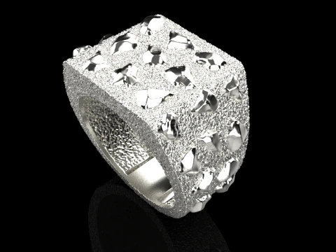 너겟 링 모델 1036 3D 프린트 모델