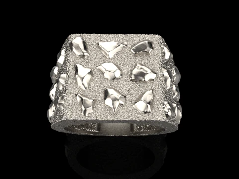 너겟 링 모델 1036 3D 프린트 모델