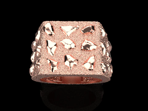 너겟 링 모델 1036 3D 프린트 모델