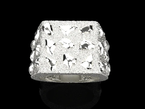 너겟 링 모델 1036 3D 프린트 모델