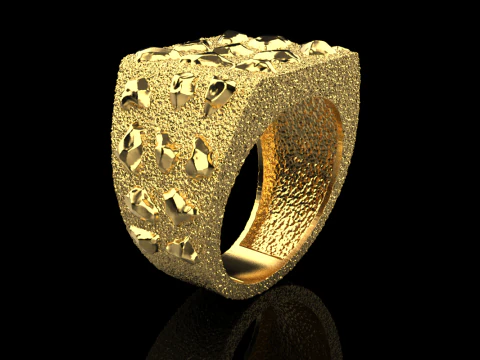 너겟 링 모델 1036 3D 프린트 모델