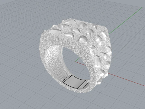 너겟 링 모델 1036 3D 프린트 모델