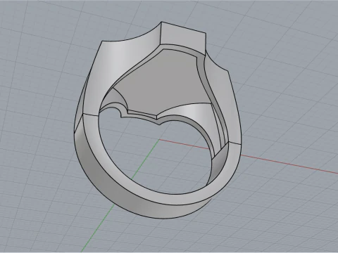 Lion ring model 1035 3D Print Model