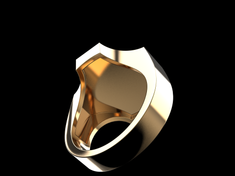 Lion ring model 1035 3D प्रिंट मॉडल