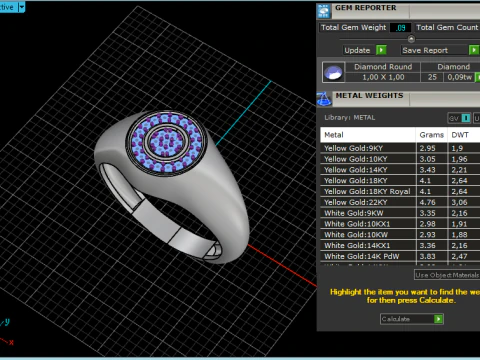 Signet ring model 1034 3D Print Model