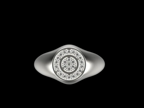 Signet ring model 1034 3D Print Model