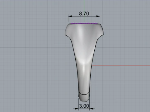 Signet ring model 1034 3D Print Model