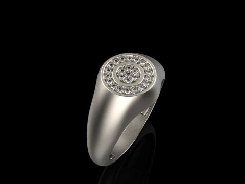 Signet ring model 1034 3D Print Model