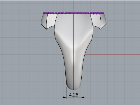 Signet cross ring model 1029 3D Print Model