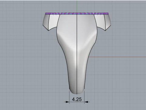 Signet cross ring model 1029 3D Print Model