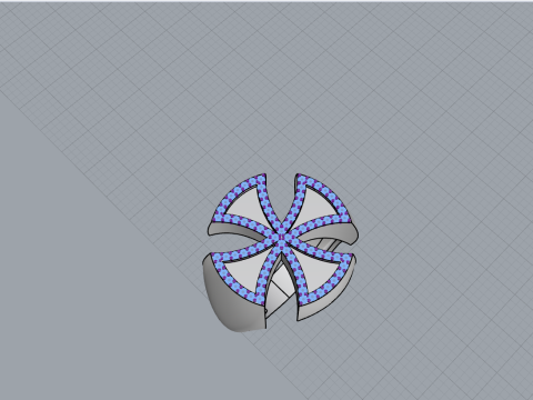 Signet cross ring model 1029 3D Print Model