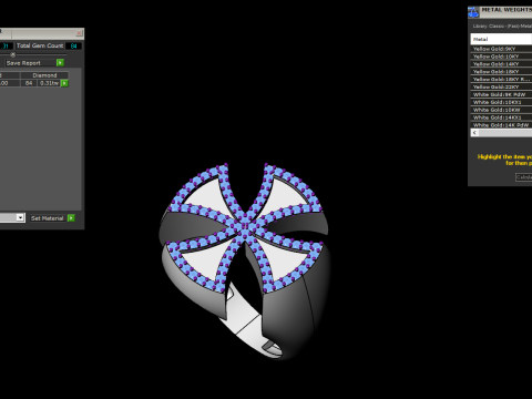 Signet cross ring model 1029 3D Print Model