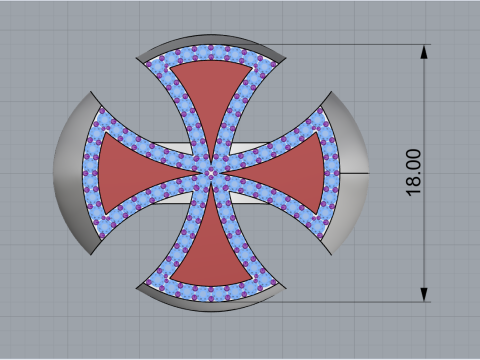 Enamel cross signet ring model 1028 3D प्रिंट मॉडल