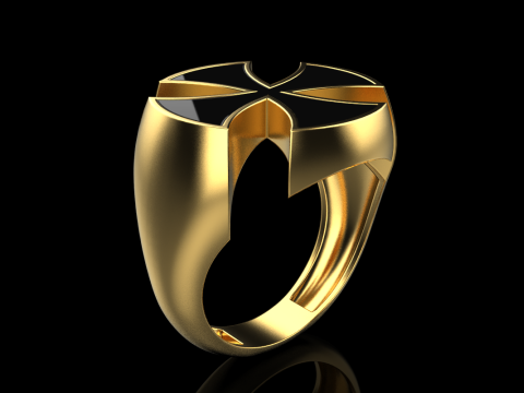 Signet cross ring model 1027 Modelo de Impressão 3D