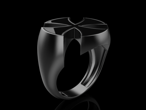 Signet cross ring model 1027 Modelo de Impressão 3D