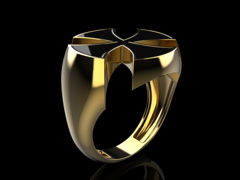 Signet cross ring model 1027 Modelo de Impressão 3D