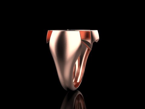Signet cross ring model 1026 3Dプリントモデル