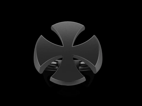 Signet cross ring model 1026 3D Print Model