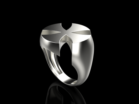 Signet cross ring model 1026 3Dプリントモデル