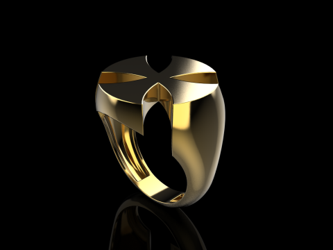 Signet cross ring model 1026 3Dプリントモデル