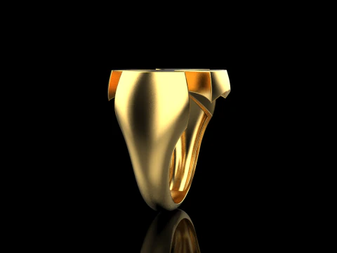 Signet cross ring model 1026 3D Print Model