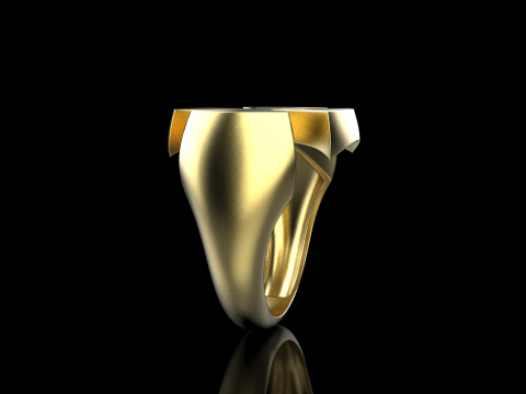 Signet cross ring model 1026 3Dプリントモデル