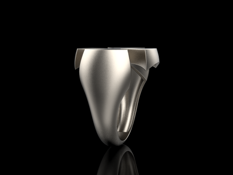 Signet cross ring model 1026 3Dプリントモデル