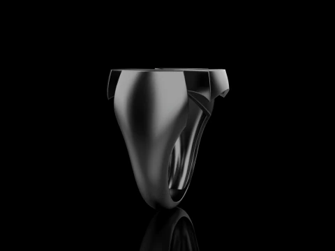 Signet cross ring model 1026 3D Print Model