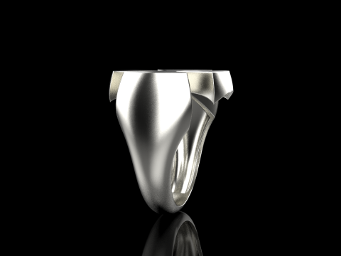 Signet cross ring model 1026 3Dプリントモデル