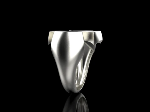 Signet cross ring model 1026 3D Print Model