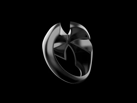 Signet cross ring model 1026 3D Print Model