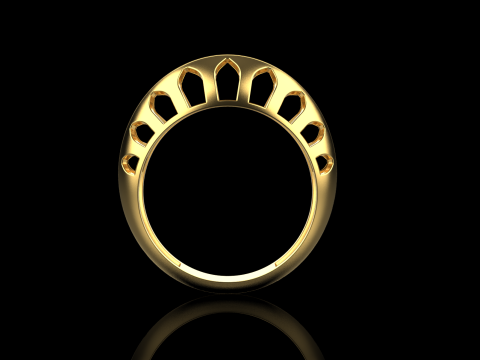 Fashion ring model 1025 3D Print Model
