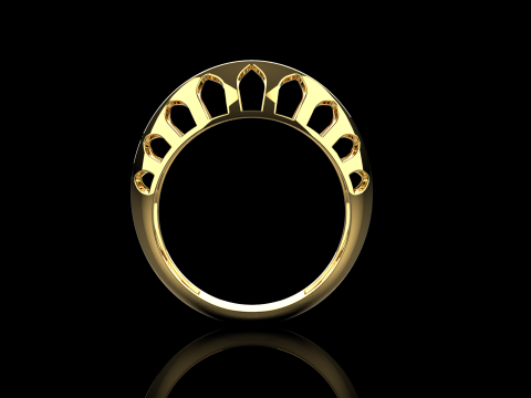 Fashion ring model 1025 Modelo de Impressão 3D