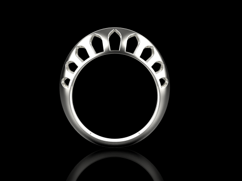 Fashion ring model 1025 Modelo de Impressão 3D