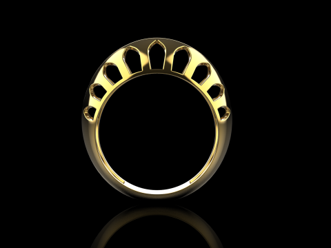 Fashion ring model 1025 Modelo de Impressão 3D