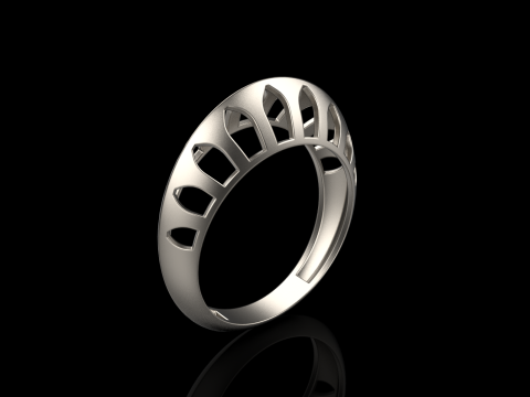 Fashion ring model 1025 Modelo de Impressão 3D