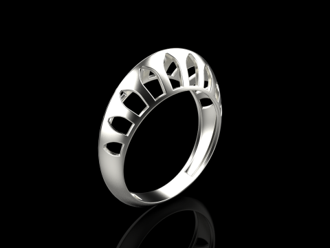 Fashion ring model 1025 Modelo de Impressão 3D