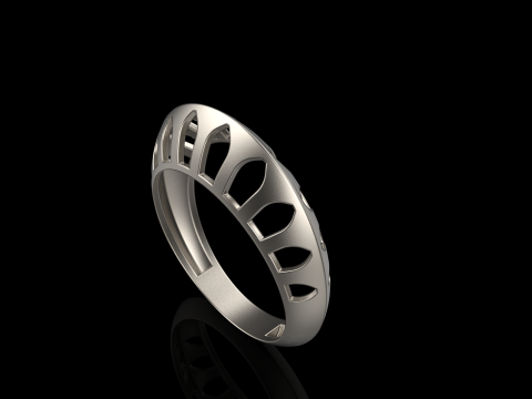 Fashion ring model 1025 Modelo de Impressão 3D