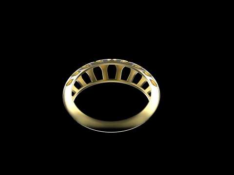 Fashion ring model 1025 Modelo de Impressão 3D