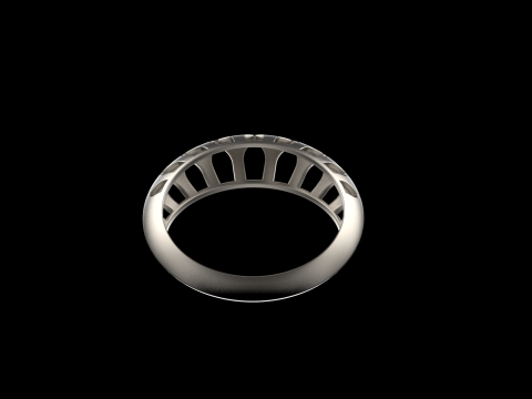 Fashion ring model 1025 Modelo de Impressão 3D