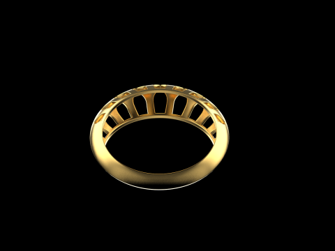 Fashion ring model 1025 Modelo de Impressão 3D