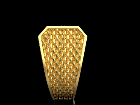 Signet ring model 1024 3D Print Model