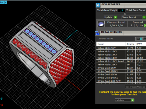 Signet ring model 1024 3D Print Model